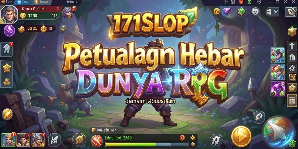 Tampilan gameplay 171SLOT dengan suasana RPG yang mendebarkan.