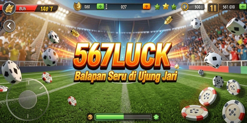 Gameplay menegangkan di lintasan balapan 567LUCK.