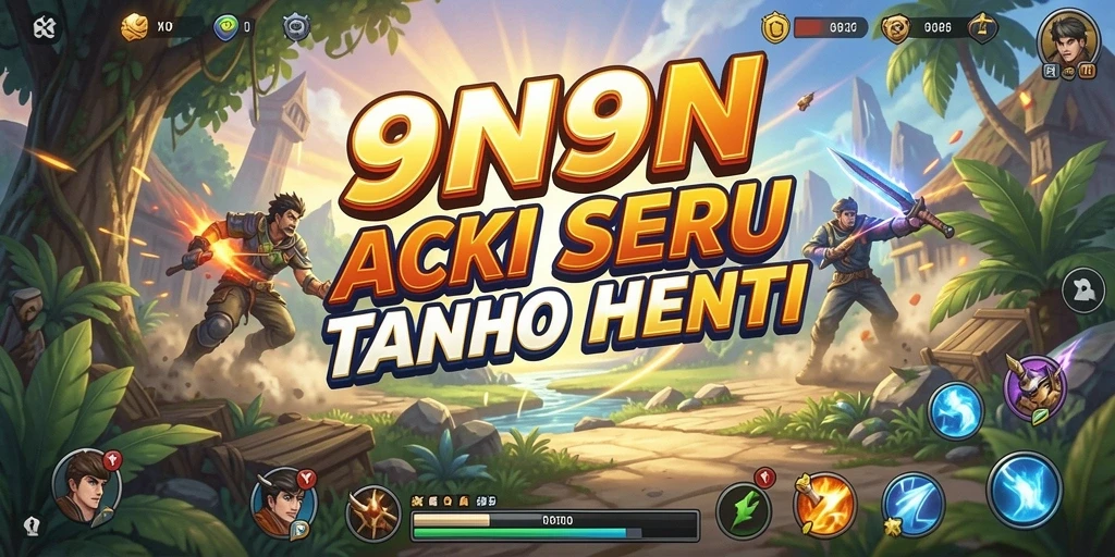 Screenshot menampilkan aksi seru dan gameplay mendebarkan di 9N9N.