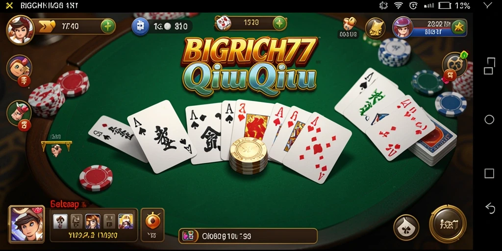 Screenshot gameplay QiuQiu yang menarik dari BIGRICH77.
