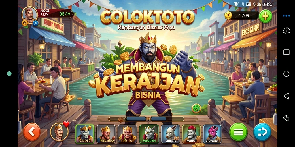 Tampilan gameplay COLOKTOTO yang seru dan penuh strategi Tycoon.
