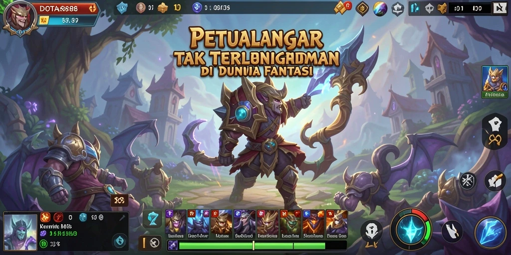 Tampilan gameplay DOTA88 yang mendebarkan di dunia petualangan.
