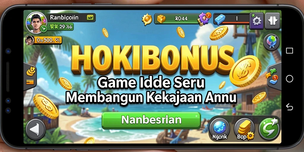 Screenshot gameplay HOKIBONUS yang menunjukkan keseruan permainan Idle.
