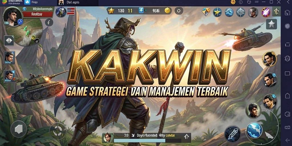 Tampilan gameplay menarik di KAKWIN, penuh strategi.