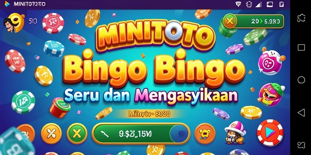 Screenshot gameplay Bingo MINITOTO yang menarik dan interaktif.
