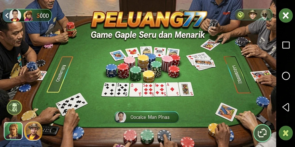 Tampilan gameplay seru dari PELUANG77 yang penuh strategi.
