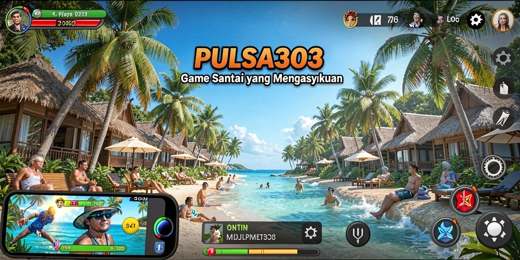 Screenshot utama PULSA303 menampilkan gameplay yang seru dan menantang.