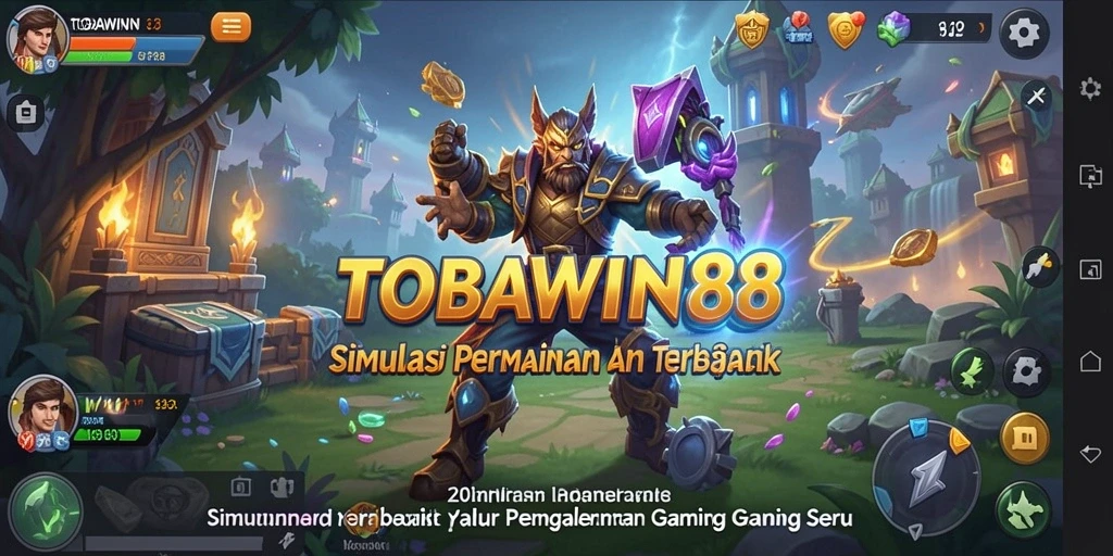 Tampilan gameplay menarik TOBAWIN88 yang memukau dan interaktif.