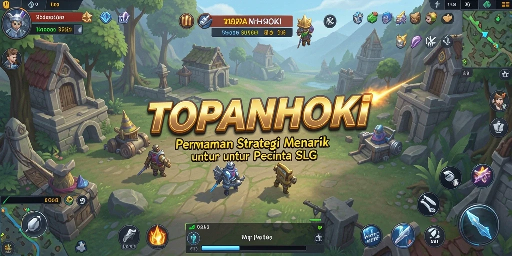 Screenshot gameplay TOPANHOKI menampilkan aksi seru di lapangan hoki.