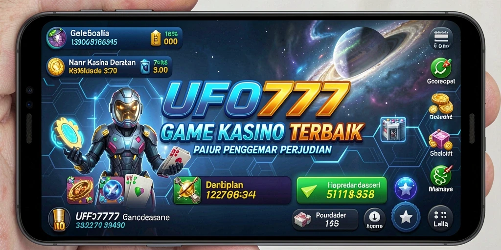 Tampilan gameplay menarik di UFO777 dengan grafis kasino yang memukau.
