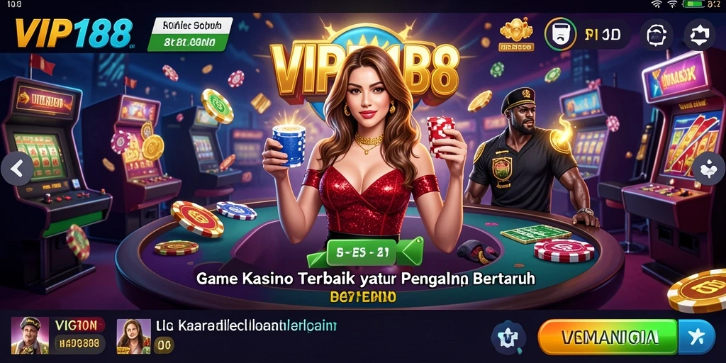 Tampilan gameplay menarik dan interaktif dari VIP188.
