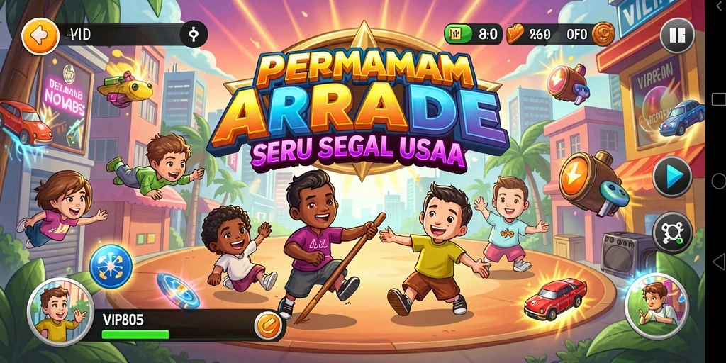 Screenshot gameplay VIP805 yang menunjukkan aksi seru dalam permainan arcade.